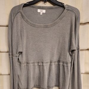 True Craft Heather Gray Long Sleeve Top